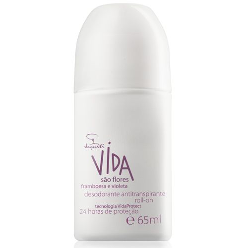 Desodorante Antitranspirante Roll-On Jequiti Vida Framboesa