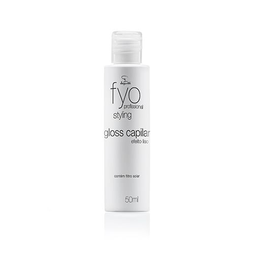 Gloss Efeito Liso Jequiti fyo profissional styling, 50ml