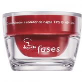45+ Dia Preenchedor e Redutor de Rugas FPS 15 Jequiti Fases,