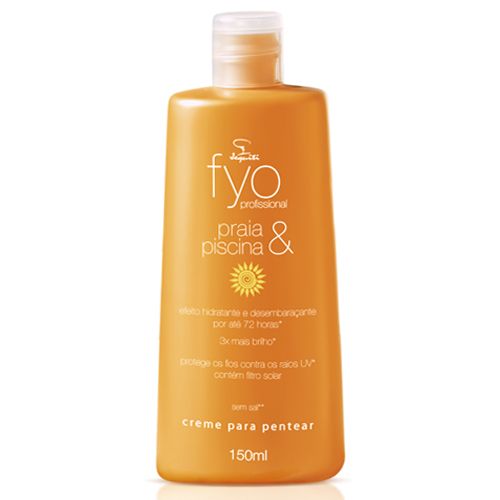 Creme para Pentear Jequiti fyo profissional Praia & Piscina,